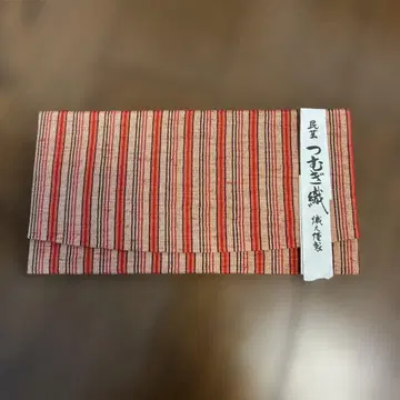 민예 츠무기 직조 일본 의류 지갑