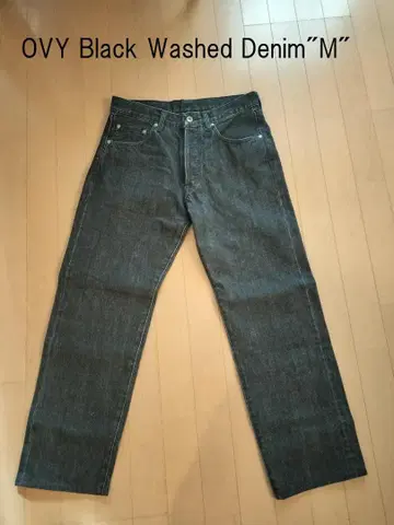 OVY Japan Black Washed Heavy Oz Denim M