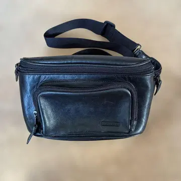 남성용 웨스트 파우치 일본제 천연 가죽