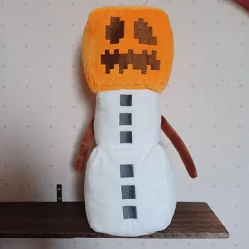마인크래프트 스노우 골렘 봉제 인형