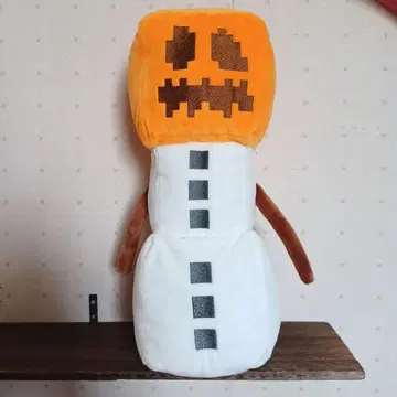마인크래프트 스노우 골렘 봉제 인형