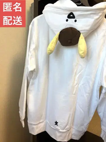 오분구와 함께 x 폼폼푸딩 후드티 여성용 L 사이즈 일본 한정판