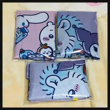 치이카와 x 산리오 캐릭터즈 에코백 가챠 모몽가 쿠로미 시나몬