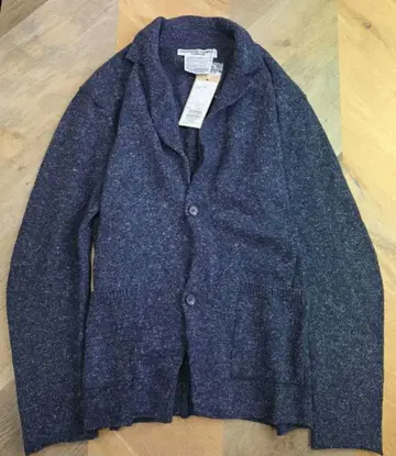 [ 새상품 ] KATHARINE HAMNETT 네이비 가디건 LL y58