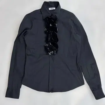 모스키노 블랙 셔츠 블라우스 M~L 사이즈 이탈리아제