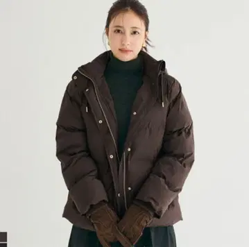 [ M 사이즈 ] coca 심리스 충전솜 다운 다크 브라운