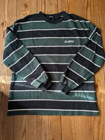 X-LARGE 엑스라지 긴팔 보더 T M 사이즈