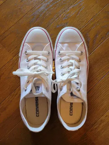 CONVERSE 올스타 로우컷 화이트 25cm