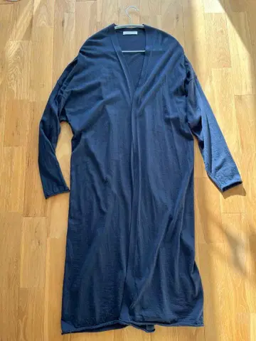 갤러리 비 우스터 울 롱 가디건 S 다크 블루