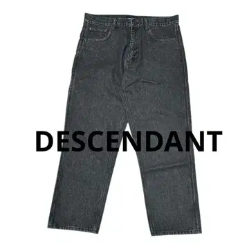 DESCENDANT 디센던트 DAWSON 배기 데님 BLACK 3