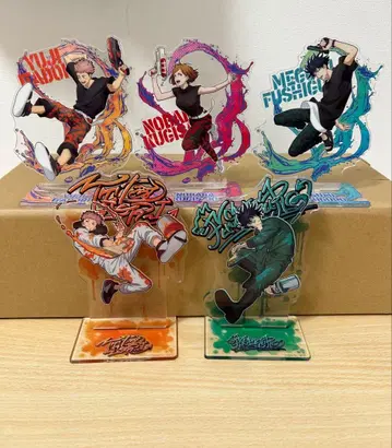 주술회전 아크릴 스탠드 5개 묶음 판매