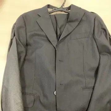 블랙 스트라이프 수트 175cm