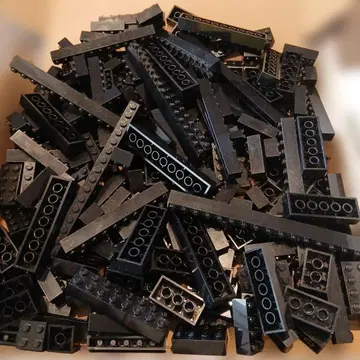 28 LEGO 블랙 블록 보통 블록 묶음 판매