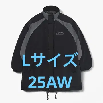 엔노이 PADDED NYLON BENCH COAT BLACK/GRAY L