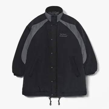 엔노이 PADDED NYLON BENCH COAT BLACK/GRAY L