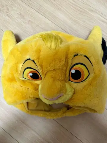 라이온킹 심바 봉제 인형 모자 팬캡 디즈니 58cm