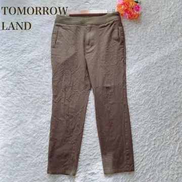 투모로우랜드 [ XS ] 카키 슬림핏 치노 팬츠 캐주얼