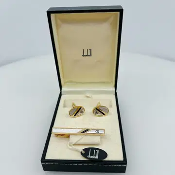 [ 새상품급 ] dunhill 커프스 단추 넥타이핀 세트