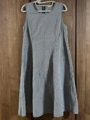 센소유니코 이임 i+mu 원피스 오버롤 스커트 깅엄 체크