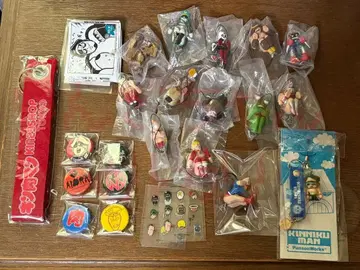 근육맨 도게자 스트랩 캔뱃지 등 세트