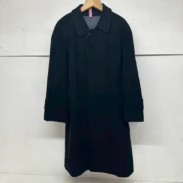 HILAND 캐시미어100% 스텐카라 코트 무지 M 사이즈 상당 블랙