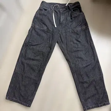 다크 그레이 와이드 팬츠