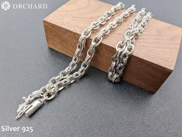 익명 배송 / 실버 925 / 목걸이 / 페이퍼 체인 60cm