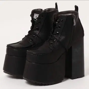 YOSUKE/요스케 초통굽 레이스업 숏부츠