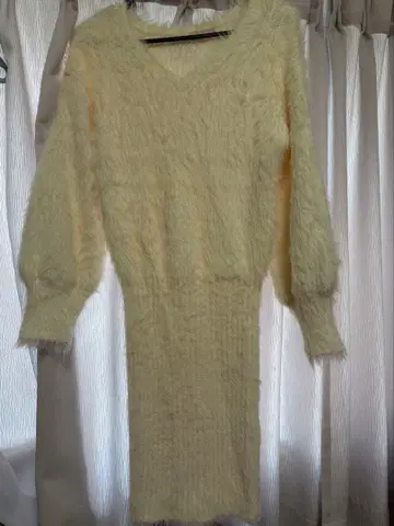 RESEXXY 샤기 니트 원피스