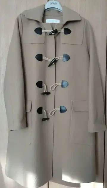 갤러리 비 다플 코트 카멜