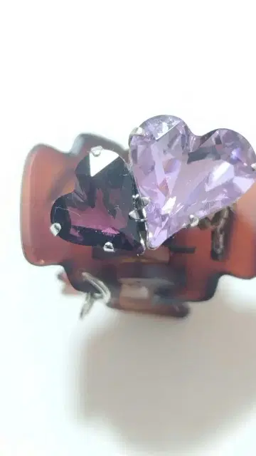 새상품급 컴플렉스 비즈 하트 휘핑 클립