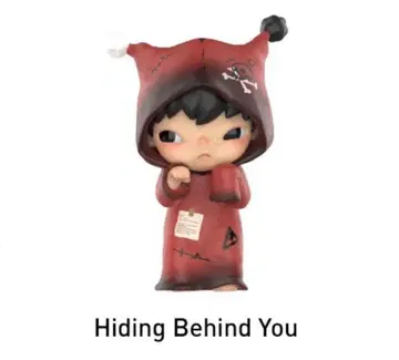 미사용 새상품 Popmart Hirono Hiding Behind You