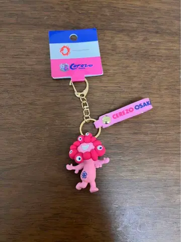 먀쿠먀쿠 핑크 입체 러버 키링 세레소 오사카