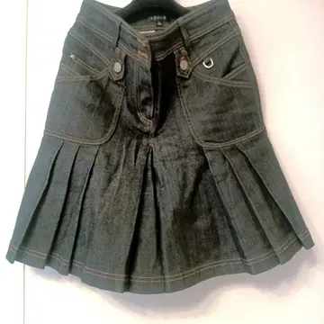 EPOCA 에포카 데님 플레어 스커트 38