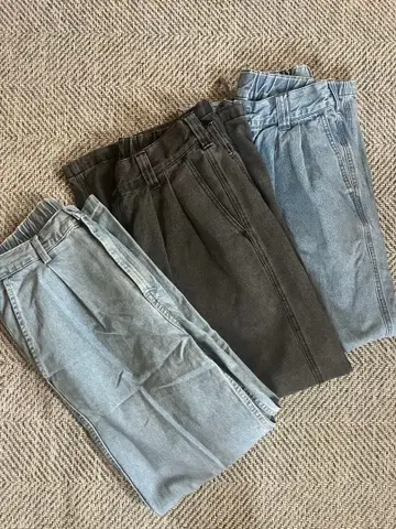 스트레이트 데님 3개 세트