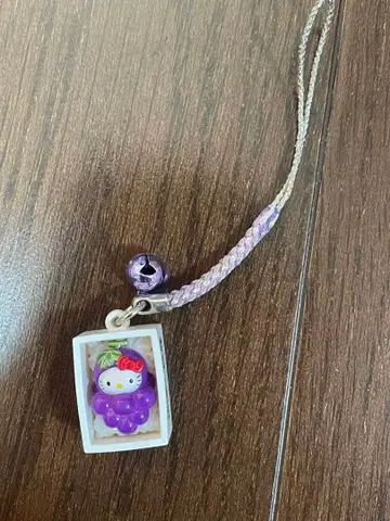 헬로키티 포도 스트랩 산리오