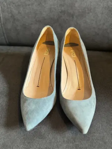 FURLA 스웨이드 펌프스 36 블루