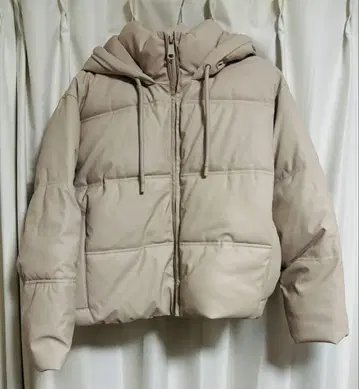 ZARA 인조 가죽 퍼퍼 자켓