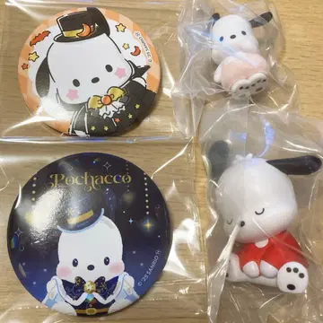 포차코 캔뱃지 피규어 4개 세트