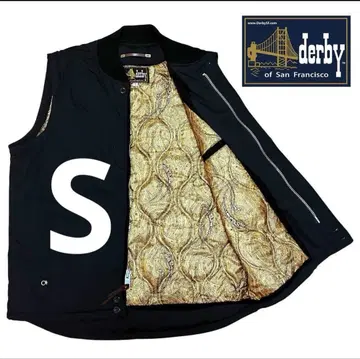 Derby of San Francisco Vest Black x Gold