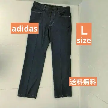 아디다스 골프 팬츠 W82 L 네이비 데님 스트레치 남성용