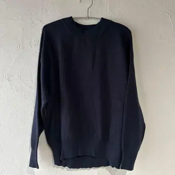 [ SIMPLICITE ] 네이비 크루넥 긴팔 니트