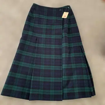 YORKLAND 요크랜드 타탄 체크 랩 스커트 모 100