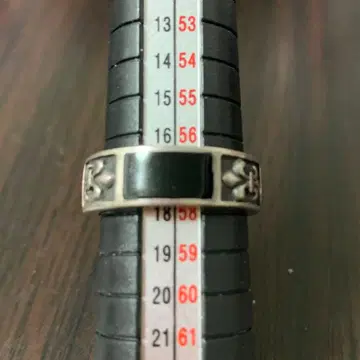 SPEAR 실버 오닉스 반지