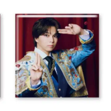 M!LK 스퀘어 캔뱃지 시오자키 타이치