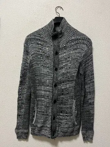 00s 무슈 니콜 드라이버 니트 /46 그레이 스트레치 y2k