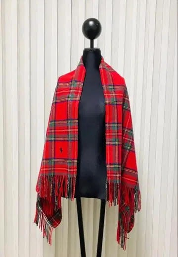 랄프 로렌 타탄 체크 스톨