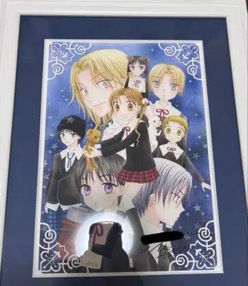 학원 앨리스 히구치 타치바나 원화전 이름 사인 포함 A4