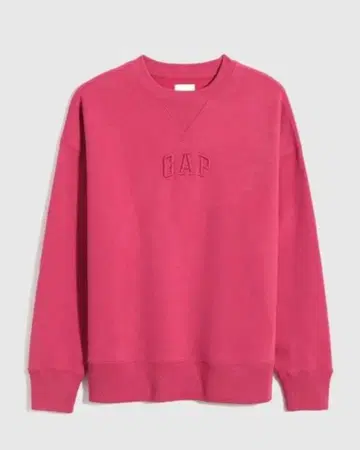 GAP 핑크 크루넥 맨투맨