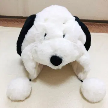 USJ 스누피 뒤집어쓰는 모자 따뜻하고 귀여운